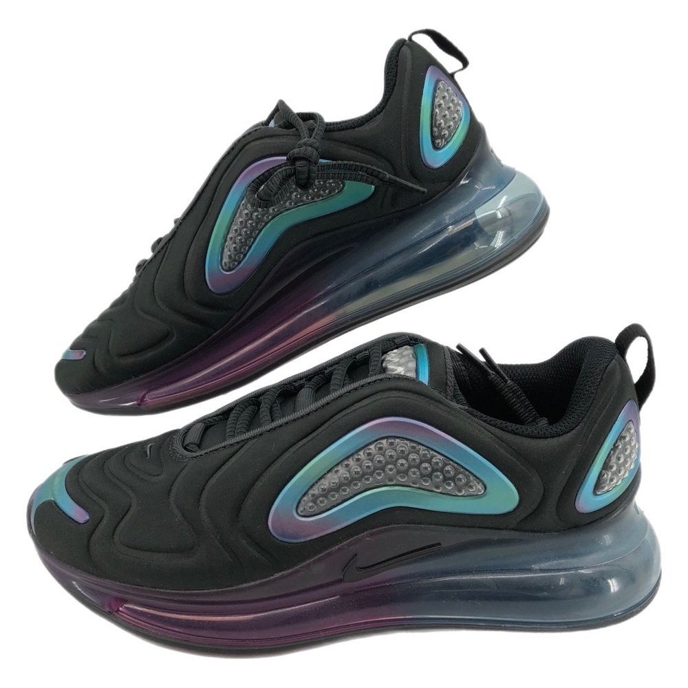 Nike Black and Blue Biker Style Sneakers | Perfect for Casual and Travel